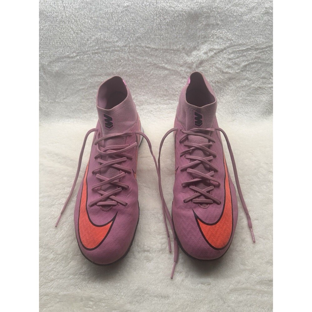 Nike MercurialX Youth Soccer Shoes Pink w/ Orange Swoosh US Size 3